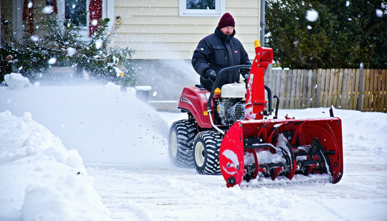Snow Removal Services with Snow blower-1